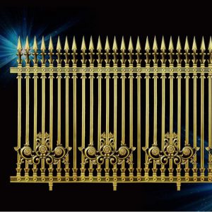 Hàng rào nhôm đúc hoa lá tây